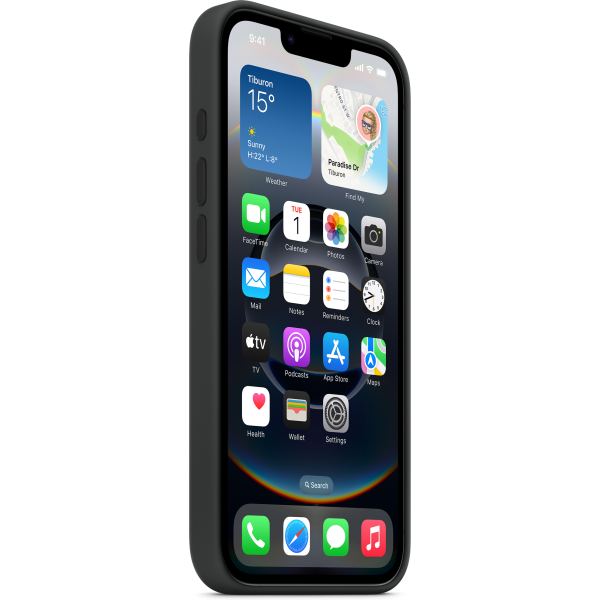Apple Md3N4Zm/A Apple Silicone Case Iphone 16E Black - Afbeelding 3