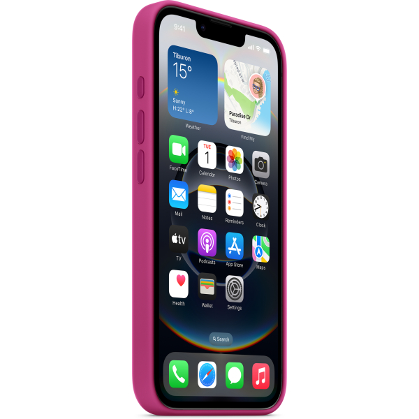 Apple Md3W4Zm/A Apple Silicone Case Iphone 16E Fuchsia - Afbeelding 3