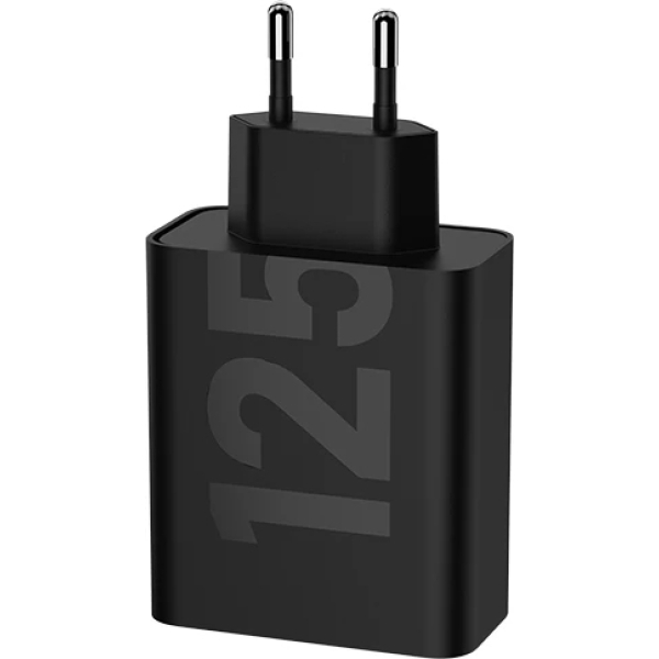 Motorola Turbopower Dual Usb-C Wall Charger Incl. Usb-C Cable 2M. 125W Black - Afbeelding 3