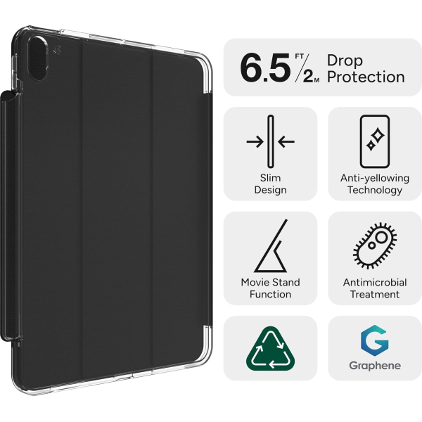 Zagg Crystal Palace Folio Case For Apple Ipad Pro 11 (2024) - Afbeelding 2