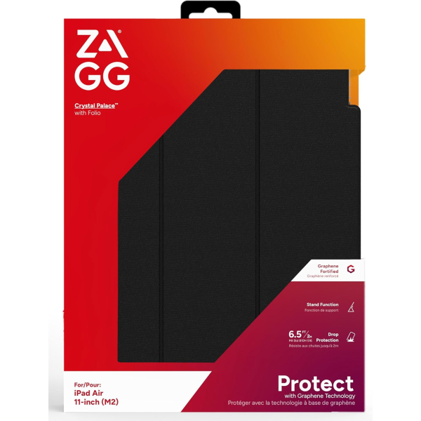 Zagg Crystal Palace Folio Case For Apple Ipad Pro 11 (2024) - Afbeelding 4