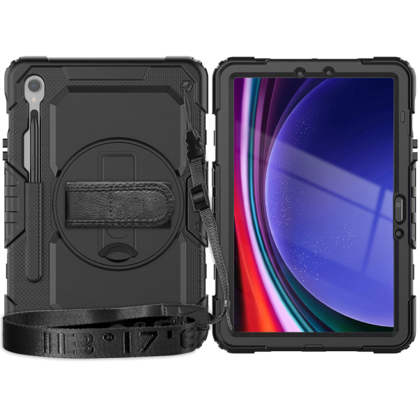 Xccess Survivor All-Round Case Samsung Galaxy Tab S10 Fe+ 13.1 Black (Screenless) - Afbeelding 2