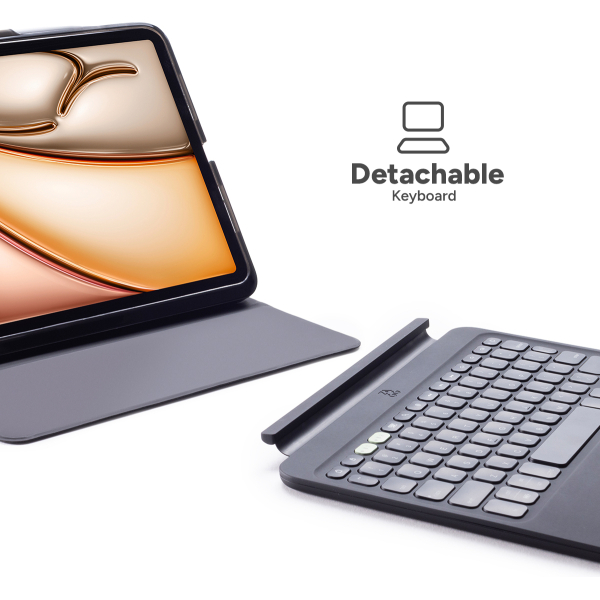 Zagg Pro Keys 2 Bluetooth Keyboard Case For Apple Ipad Air 13 (2024/2025) Qwerty Black - Afbeelding 5