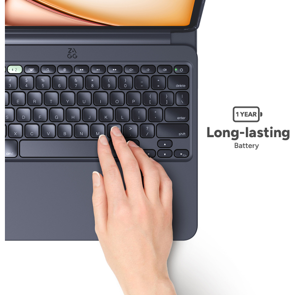 Zagg Pro Keys 2 Bluetooth Keyboard Case For Apple Ipad Air 13 (2024/2025) Qwerty Black - Afbeelding 6
