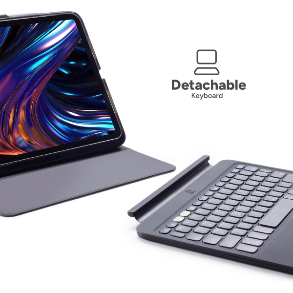 Zagg Pro Keys 2 Bluetooth Keyboard Case For Apple Ipad Pro 13 (2025) Qwerty Black - Afbeelding 5