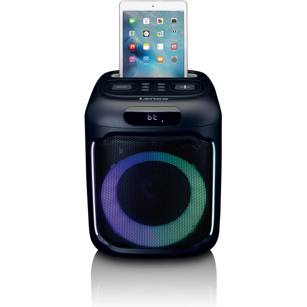 Lenco Pa-101Bk Lenco Bluetooth Party Speaker + Remote + Microphone Black - Afbeelding 3