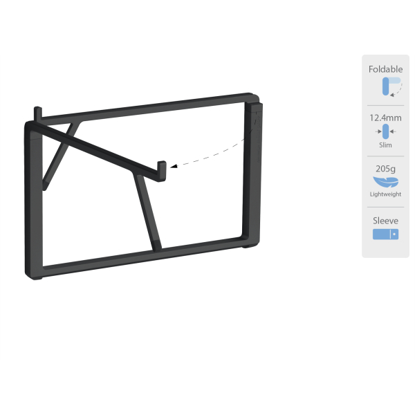 Rain Design Mbar Pro+ Foldable Laptop Stand Black - Afbeelding 2