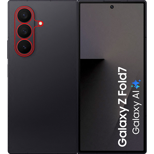Mobilize Glass Screen Protector For Camera Samsung Galaxy Z Fold7 5G - Afbeelding 2