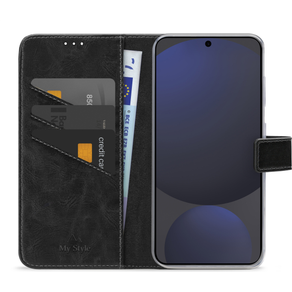 My Style Flex Wallet For Samsung Galaxy S24 Fe 5G Black - Afbeelding 3