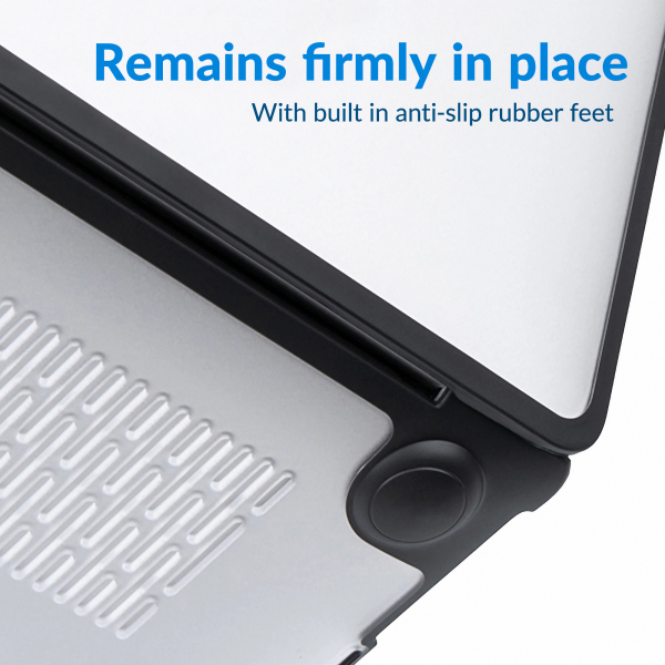 Mobilize Protection Cover For Apple Macbook Pro 13Inch (2020 - 2024) Transparent Black - Afbeelding 4