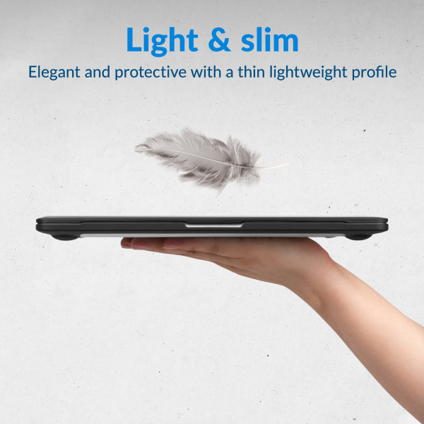 Mobilize Protection Cover For Apple Macbook Pro 14Inch (2021 - 2023) Transparent Black - Afbeelding 7