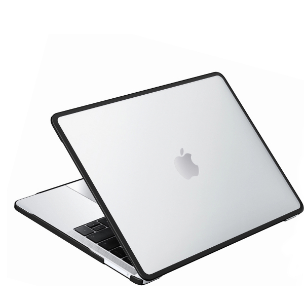 Mobilize Protection Cover For Apple Macbook Air 13Inch (2018 - 2020) Transparent Black - Afbeelding 2