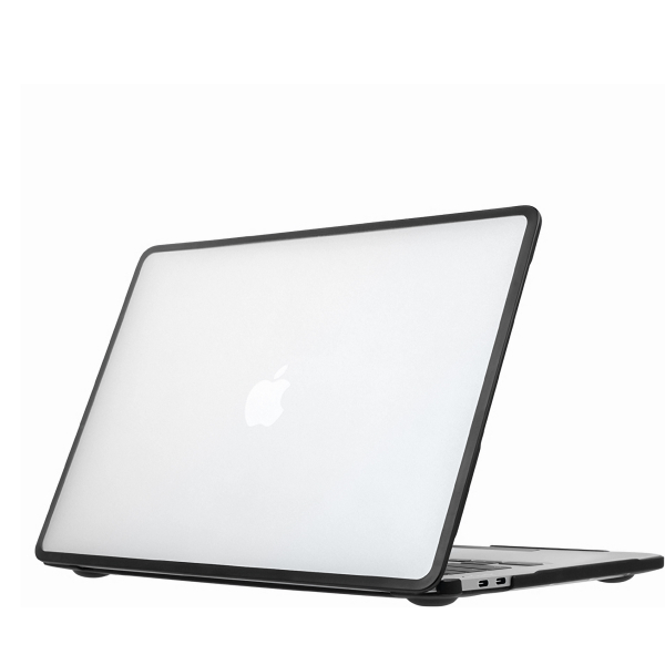Mobilize Protection Cover For Apple Macbook Air 13Inch (2018 - 2020) Transparent Black - Afbeelding 3
