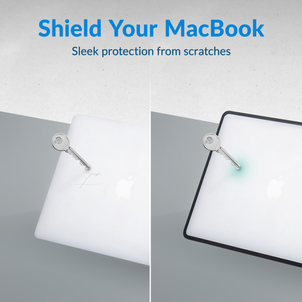Mobilize Protection Cover For Apple Macbook Air 13.6Inch (2022/2024) Transparent Black - Afbeelding 10