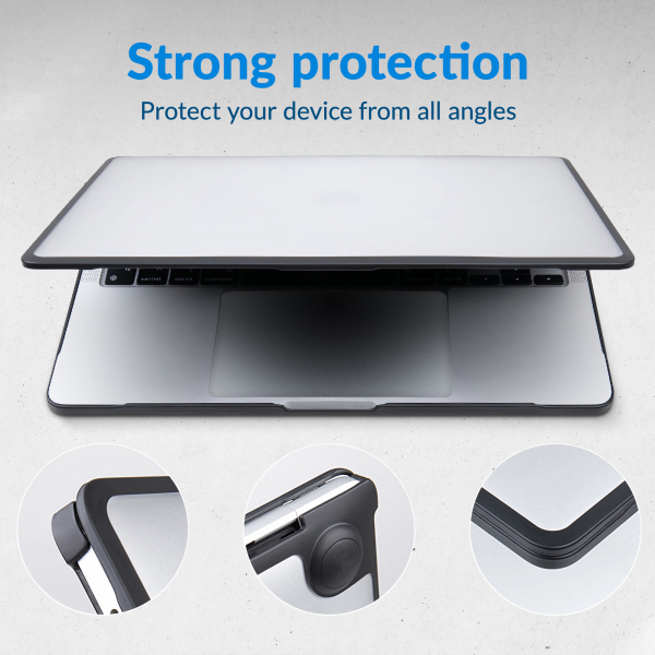 Mobilize Protection Cover For Apple Macbook Air 15Inch (2023/2024) Transparent Black - Afbeelding 8