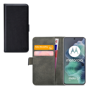 Mobilize Classic Gelly Wallet Book Case Motorola Moto G35 Black