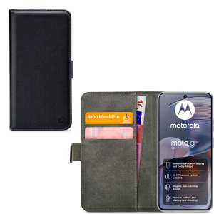 Mobilize Classic Gelly Wallet Book Case Motorola Moto G55 Black