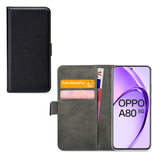 Mobilize Classic Gelly Wallet Book Case Oppo A80 5G Black