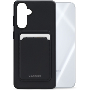Mobilize Rubber Gelly Card Case Samsung Galaxy A16 4G/5G Matt Black