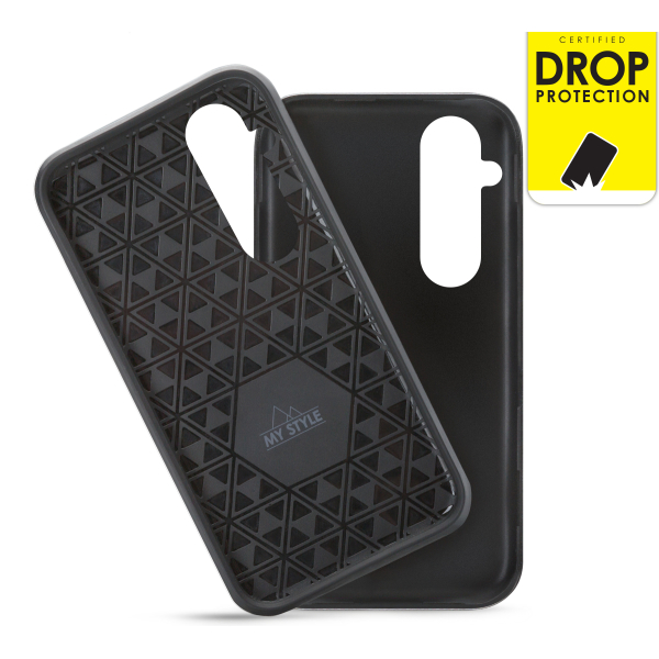 My Style Tough Case For Samsung Galaxy A16 4G/5G Black - Afbeelding 2