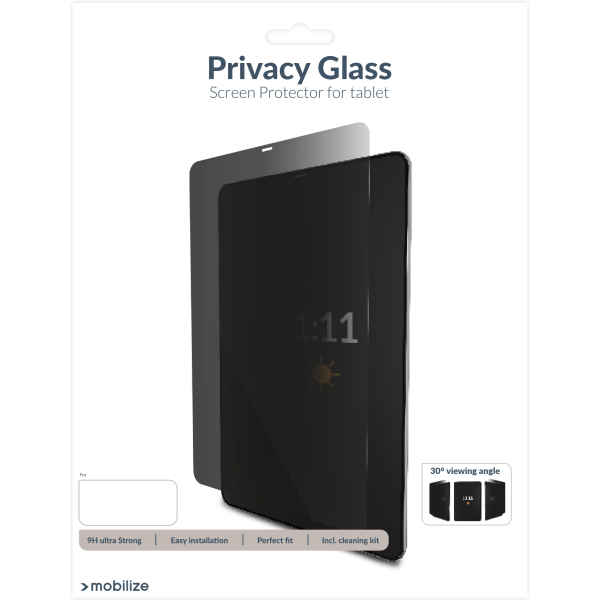 Mobilize Privacy Glass Screen Protector For Apple Ipad 9.7 (2017/2018)/Air/Air 2/Pro 9.7 - Afbeelding 4