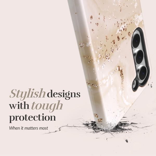 Mio By Mobilize Mio Gold Marble Magsafe Compatible For Samsung S25 Ultra 5G - Afbeelding 4
