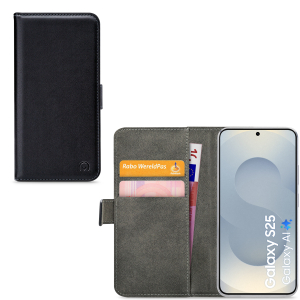 Mobilize Classic Gelly Wallet Book Case Samsung Galaxy S25 5G Black