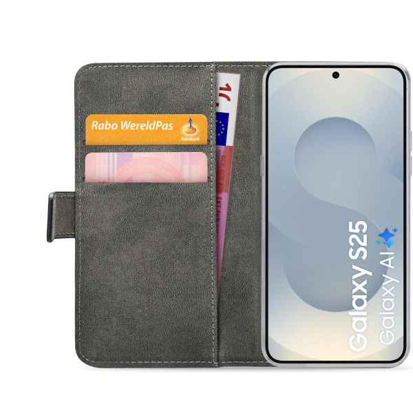 Mobilize Classic Gelly Wallet Book Case Samsung Galaxy S25 5G Black - Afbeelding 4