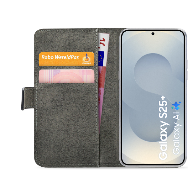 Mobilize Classic Gelly Wallet Book Case Samsung Galaxy S25+ 5G Black - Afbeelding 4