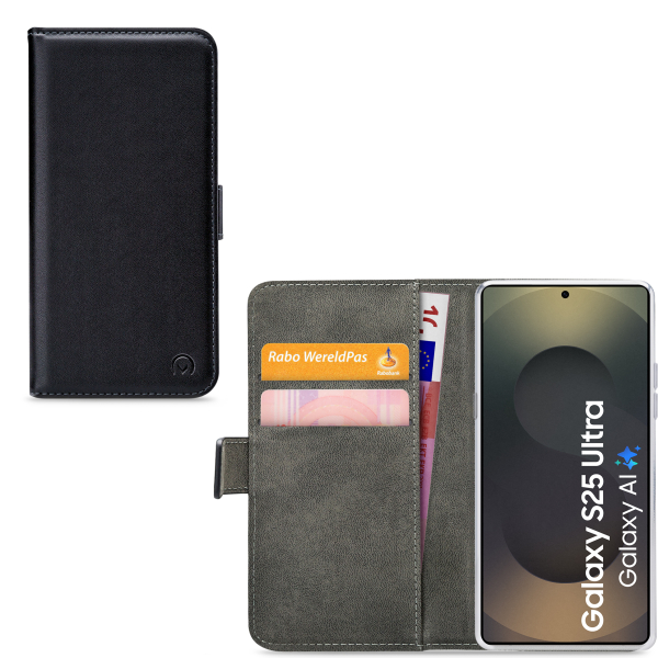 Mobilize Classic Gelly Wallet Book Case Samsung Galaxy S25 Ultra 5G Black