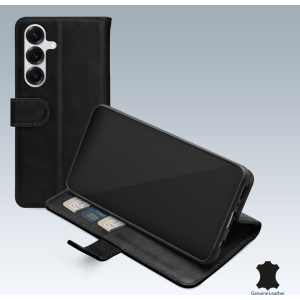 Mobilize Leather Wallet Samsung Galaxy S25 5G Black