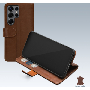 Mobilize Leather Wallet Samsung Galaxy S25 Ultra 5G Brown