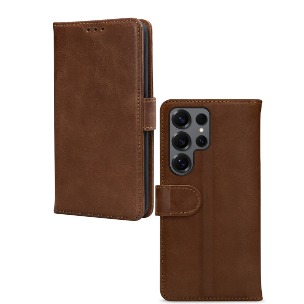 Mobilize Leather Wallet Samsung Galaxy S25 Ultra 5G Brown - Afbeelding 2