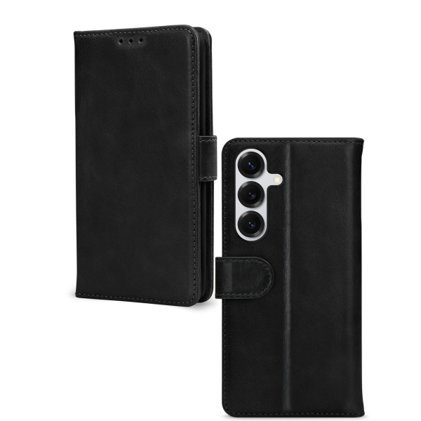 Mobilize Premium Gelly Wallet Book Case Samsung Galaxy S25 5G Black - Afbeelding 2