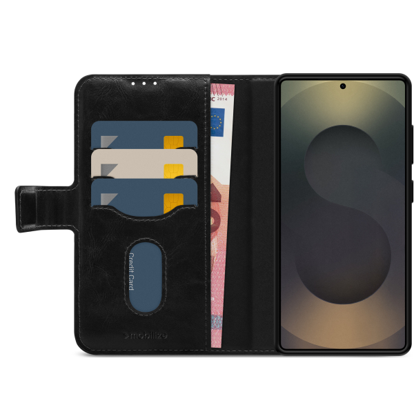 Mobilize 2In1 Magsafe Compatible Gelly Wallet Case Samsung Galaxy S25 Ultra 5G Black - Afbeelding 3