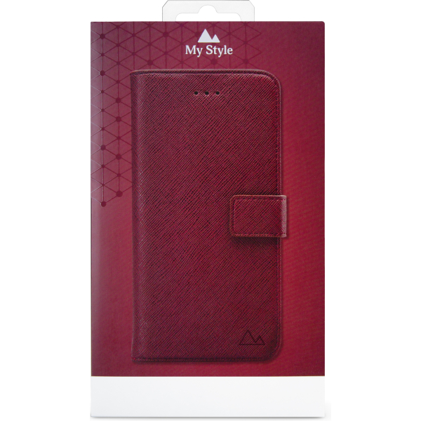 My Style Flex Wallet For Samsung Galaxy S25 5G Bordeaux - Afbeelding 7