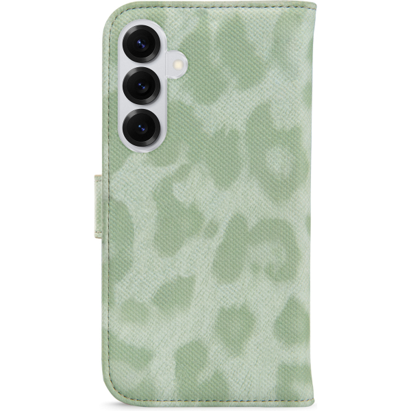 My Style Flex Wallet For Samsung Galaxy S25 5G Green Leopard - Afbeelding 2
