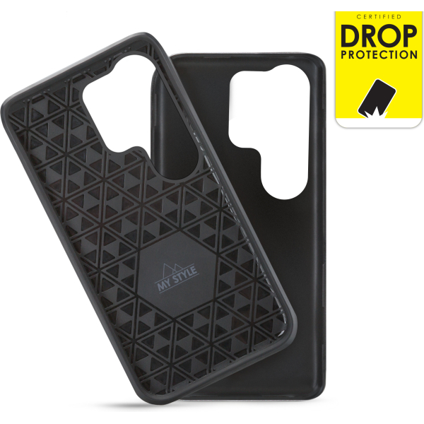 My Style Tough Case For Samsung Galaxy S25 Ultra 5G Black - Afbeelding 2