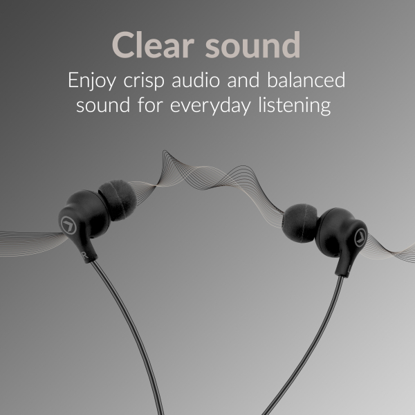 Mobilize In-Ear Stereo Headset With Remote 3.5Mm Black - Afbeelding 4