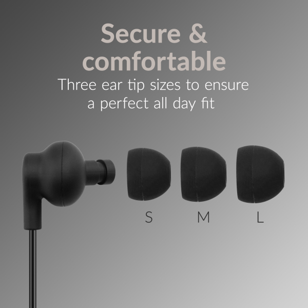 Mobilize In-Ear Stereo Headset With Remote 3.5Mm Black - Afbeelding 5