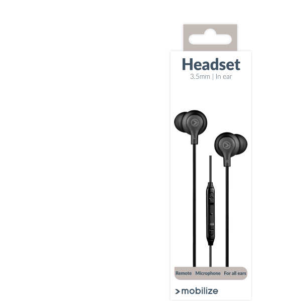 Mobilize In-Ear Stereo Headset With Remote 3.5Mm Black - Afbeelding 7