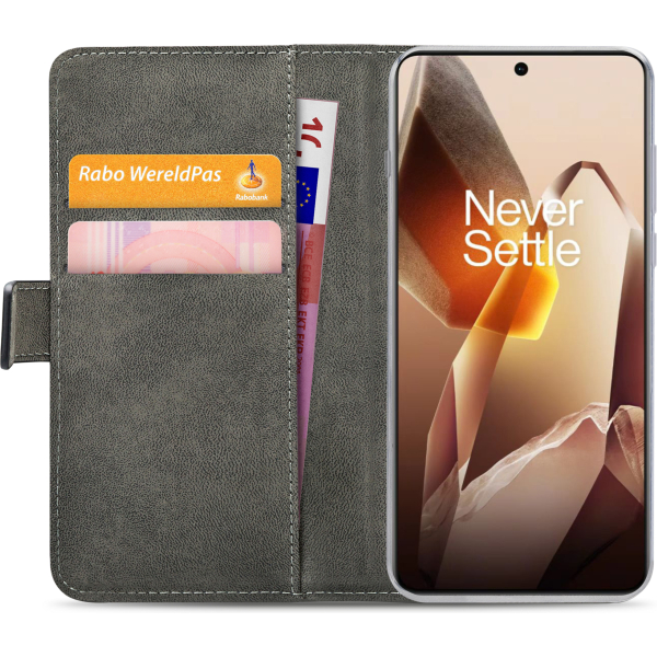 Mobilize Classic Gelly Wallet Book Case Oneplus 13 Black - Afbeelding 4