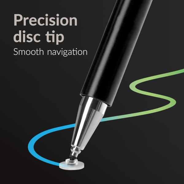 Mobilize High Sensitive 2In1 Capacitive Stylus Pen Black - Afbeelding 5