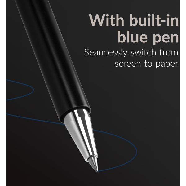 Mobilize High Sensitive 2In1 Capacitive Stylus Pen Black - Afbeelding 7