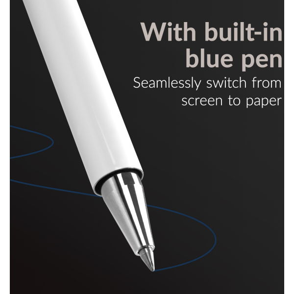 Mobilize High Sensitive 2In1 Capacitive Stylus Pen White - Afbeelding 7