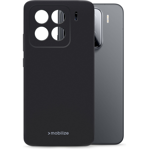 Mobilize Rubber Gelly Case Xiaomi 15 Matt Black