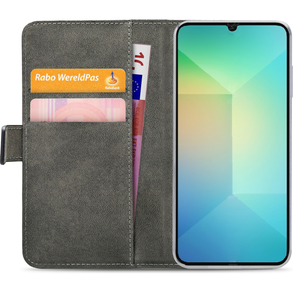 Mobilize Classic Gelly Wallet Book Case Samsung Galaxy A06 4G Black - Afbeelding 4