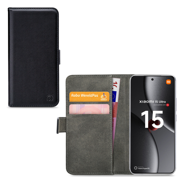 Mobilize Classic Gelly Wallet Book Case Xiaomi 15 Ultra Black