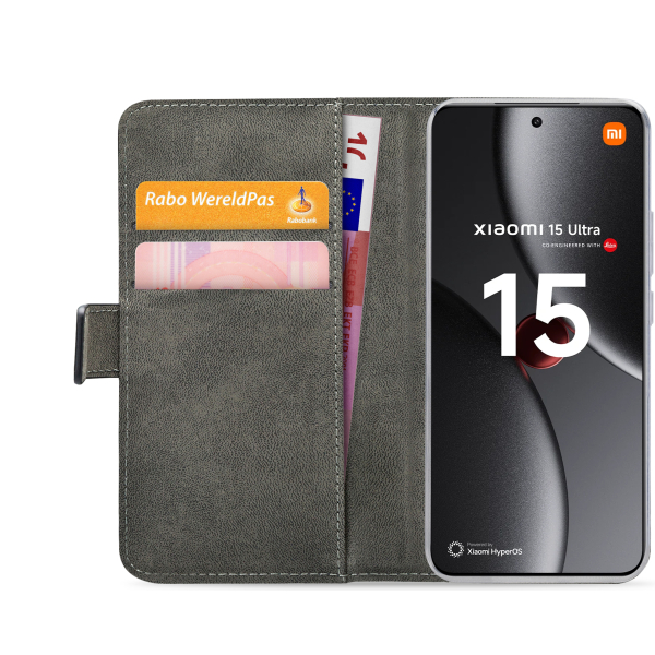 Mobilize Classic Gelly Wallet Book Case Xiaomi 15 Ultra Black - Afbeelding 4