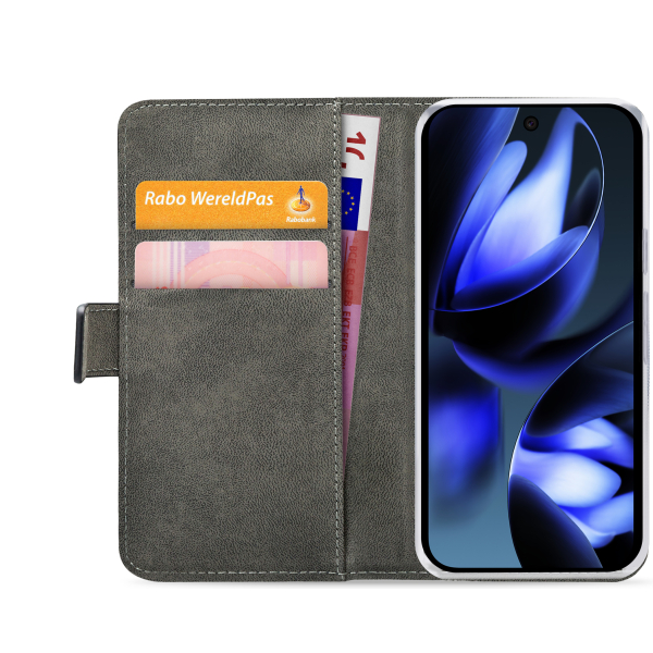 Mobilize Classic Gelly Wallet Book Case Google Pixel 9A Black - Afbeelding 4
